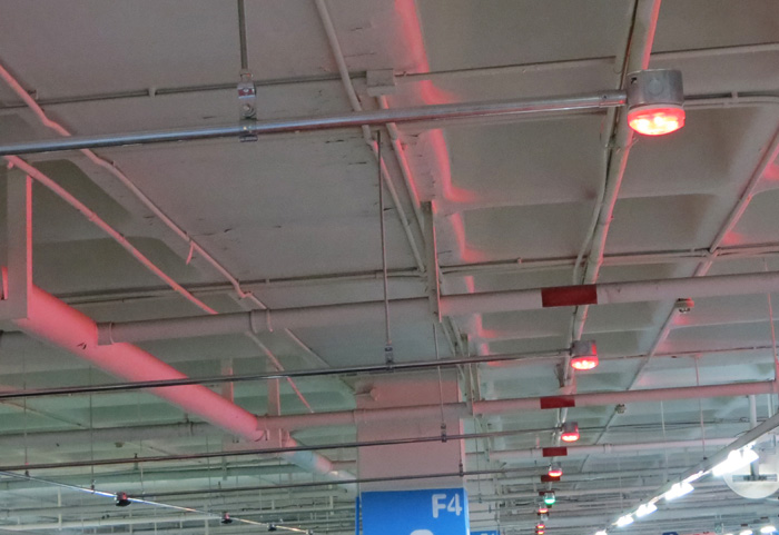 超聲波車位引導系統現場圖