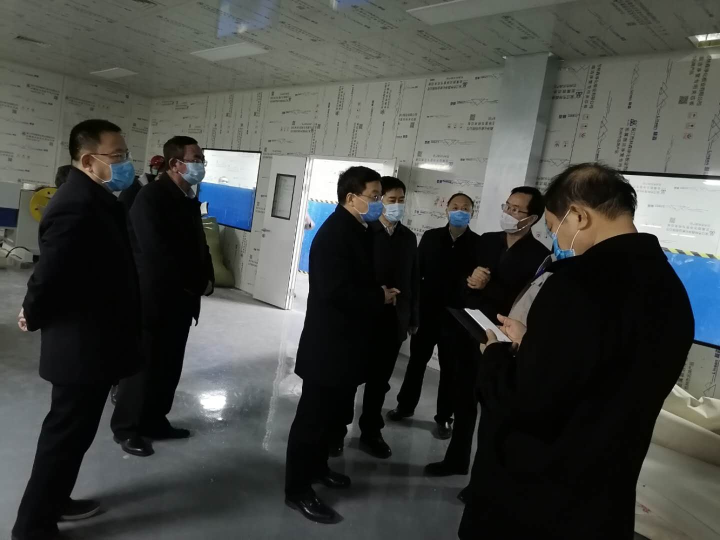 于海田市長到公司調研復工復產情況